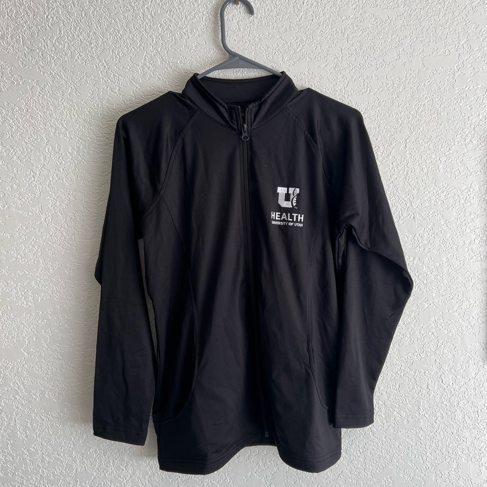 University of Utah Health Horn Legend Full Zip Black Jacket.